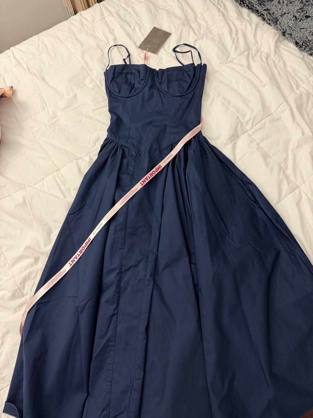 NWT House of CB Samaria navy midi dress - Picture 4 of 6
